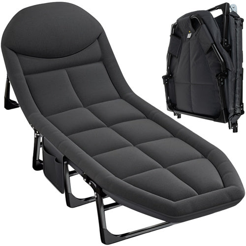 Pat pentru camping pliabil, Zola, reglabil in 5 trepte, greutate suportata 150 kg, saltea moale, mecanism de blocare, buzunar lateral, cadru fier, material Oxford, 200 x 65 x 30 cm Pat pentru camping pliabil, Zola, reglabil in 5 trepte, greutate suportata 150 kg, saltea moale, mecanism de blocare, buzunar lateral, cadru fier, material Oxford, 200 x 65 x 30 cm